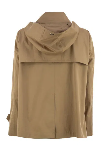 Herno Raincoat In Dean In Brown