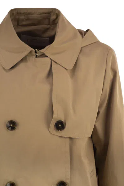 Herno Raincoat In Dean In Brown