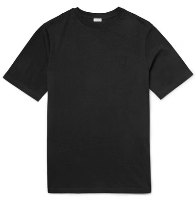 Shop Loewe Printed Cotton-jersey T-shirt