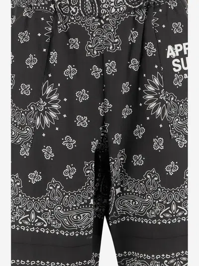 Après Surf Apres Surf Cotton Pants With Bandana Pattern