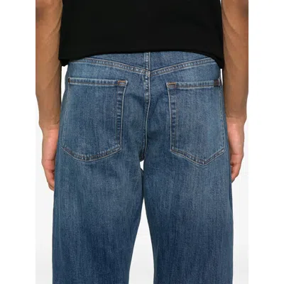 7 For All Mankind Faded Vintage Denim Trousers