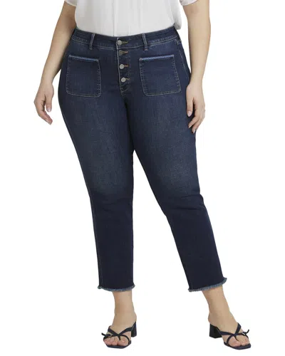 Nydj Plus Marilyn Lotus Gardens Ankle Crop Jean In Multi