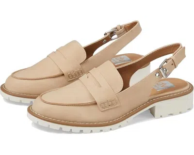 Dolce Vita Dv By  Cabo Dress Sandals Women Us 8 Sand Slingback Block Heel Zpo2138 In Beige