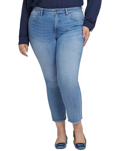 Nydj Plus Sheri Blue Valley Ankle Crop Jean In Blue