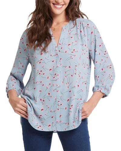 Nydj Plus Size Pintuck Blouse In Pink