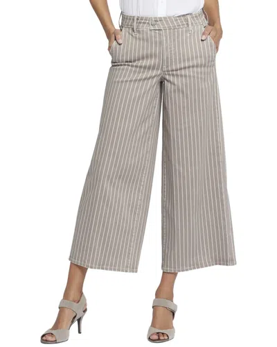 Nydj Mona Womens Denim Wide Leg Jeans In Multi