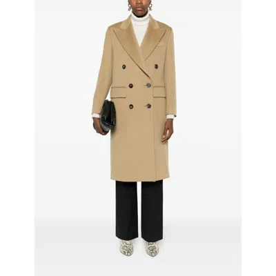 Alberto Biani Double-breasted Virgin-wool Coat