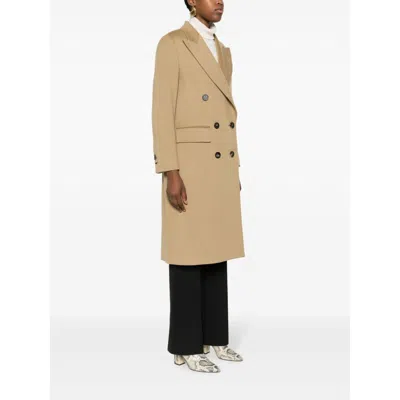 Alberto Biani Double-breasted Virgin-wool Coat