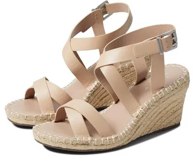 Charles David Charles By  Norway Espadrille Women's 7.5 Nude Wedge Sandals Khd812 In Beige