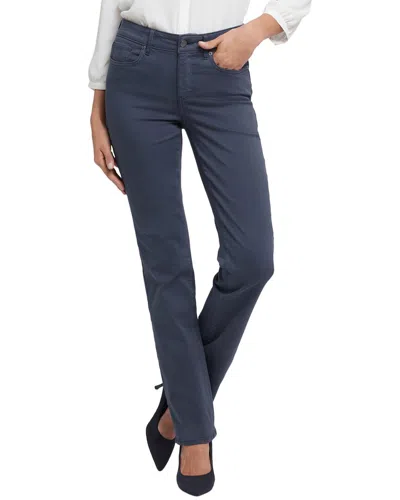 Nydj Marilyn Oxford Navy Straight Jean In Blue