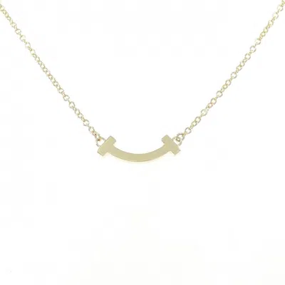 Pre-owned Tiffany & Co T Necklace () In Yellow