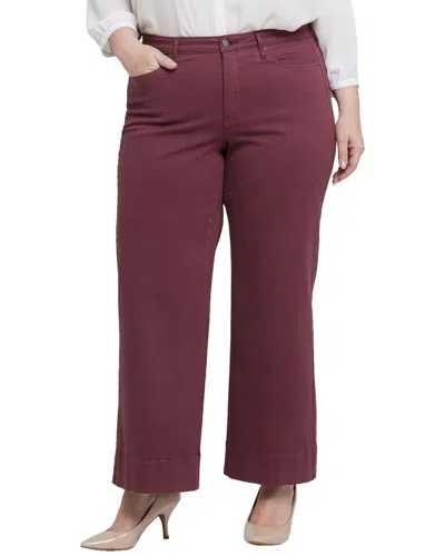 Nydj Plus Teresa Tavern Wide Leg Jean In Multi