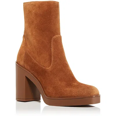 Stuart Weitzman Bethenny Womens Zipper Manmade Ankle Boots In Multi