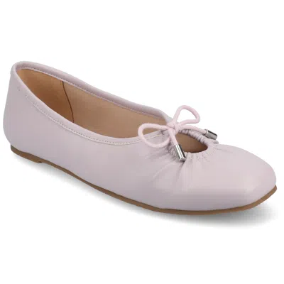 Journee Women's Callee Ballet Medium And Wide Width Dress Flats In Blue