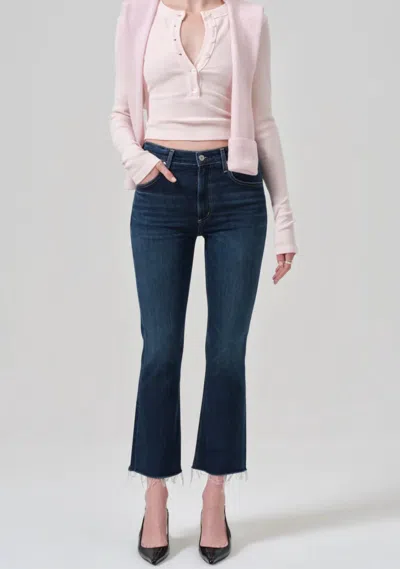 Citizen Of Humanity High-waisted Flared Jeans In Multi