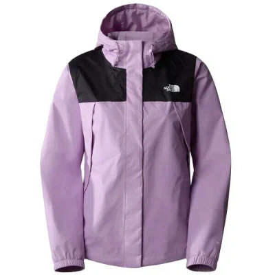 The North Face Antora Nf0a7qeup5b Womens Lilac Black Long Sleeve Jacket S Ncl218 In Purple