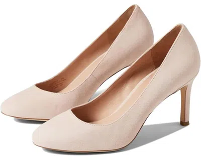 Cole Haan Gabbie W26071-680 Heel Women Us 7 Peach Whip Leather Pump 80 Mm Khd279 In Pink