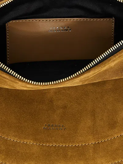Isabel Marant Borsa Oskan Soft Zipped In Suede Color Taupe Women