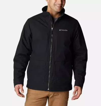 Columbia Loma Vista Ii Jacket Men's Large Black Full Zip Water-resistant App1229 In Black