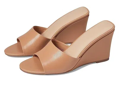 Faryl Robin Faryl By Farylrobin Skye Sandal Women's Us 12 Brown Round Toe Wedge Heel Khd910 In Beige