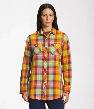 The North Face Valley Twill Nf0a5j6j990 Shirt Womens 2xl Multicolor Plaid App469 (multicolor,regular,2xl) In Multi