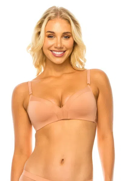 Fashnzfab Women's Mesh Band No Wire Bra In Multi