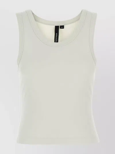 Entire Studios Round Neck Cotton Tank Top In White