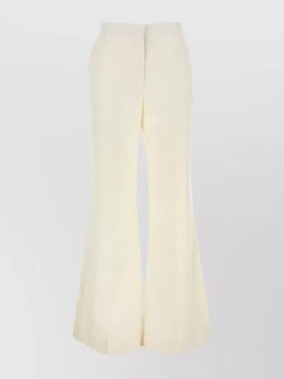 Givenchy Pantalon De Costume Évasé En Laine Et Mohair