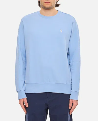 Polo Ralph Lauren Long Sleeve Sweatshirt In Sky Blue