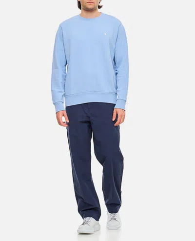 Polo Ralph Lauren Long Sleeve Sweatshirt In Sky Blue