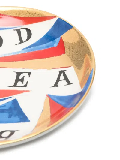 L'objet X Ruan Hoffmann Good Bad Idea Vide Poche Plate In Gold