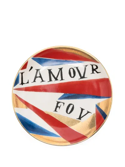 L'objet X Ruan Hoffmann L'amour Fou Vide Poche Plate In Multi