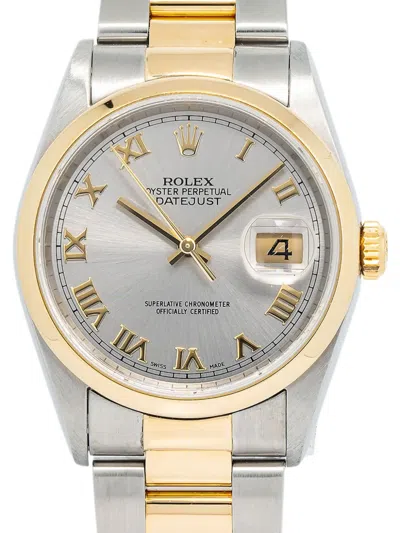 Pre-owned Rolex Datejust 36mm In Silver