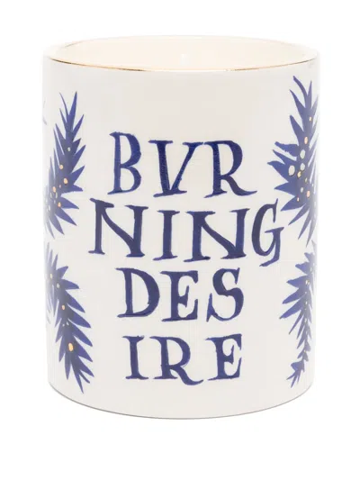 L'objet Ruan Hoffmann Edition Burning Desire Vet-vert Candle In Neutrals