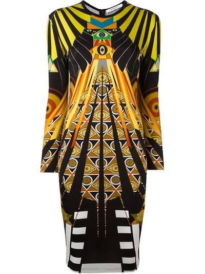 Givenchy Egyptian Print Dress In Multicolored | ModeSens