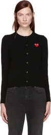 COMME DES GARÇONS PLAY Black Heart Patch Cardigan