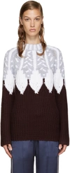 PETER PILOTTO BURGUNDY ICELANDIC SWEATER