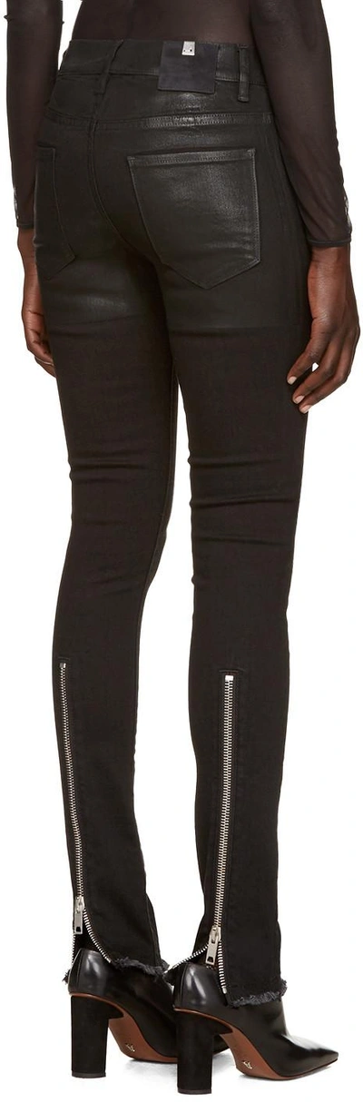 Shop Alyx Black Zip Back Skinny Jeans