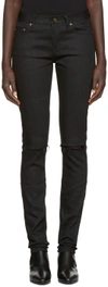 SAINT LAURENT Black Original Low Waisted Skinny Jeans