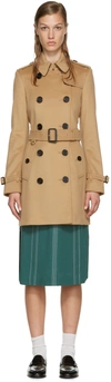 BURBERRY Brown Kensington Trench Coat