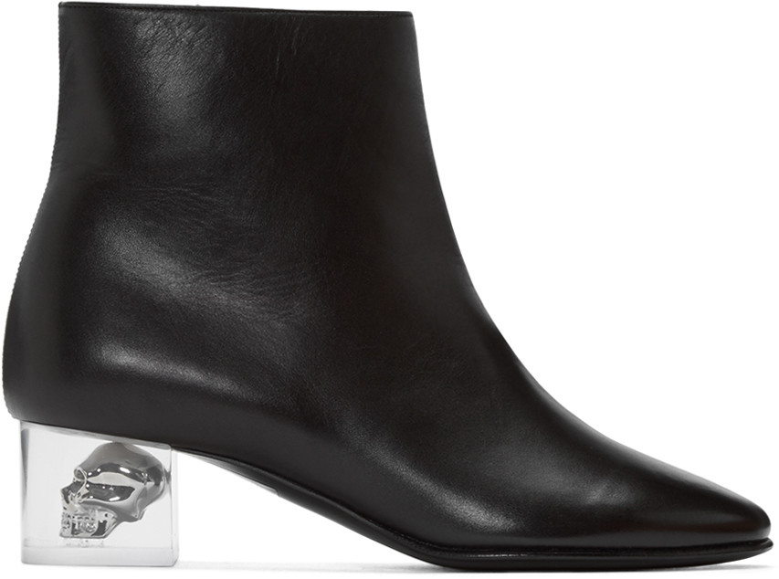 alexander mcqueen skull boots