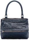 Givenchy Pandora Small Leather Shoulder Bag In 403.night Blue