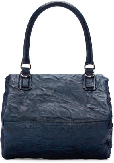Shop Givenchy Blue Small Pandora Bag
