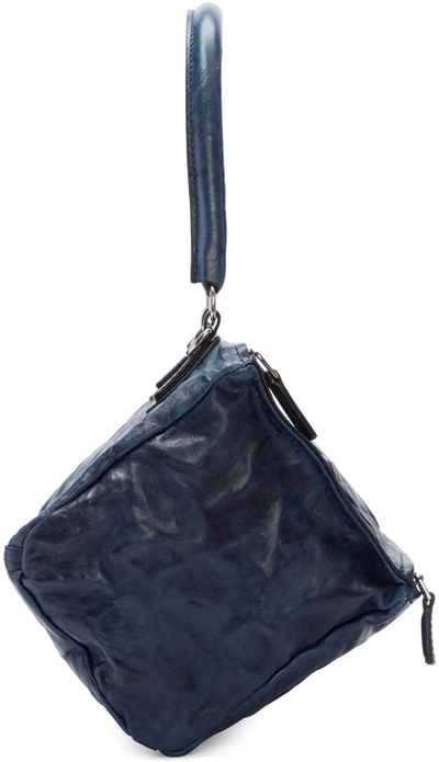 Shop Givenchy Blue Small Pandora Bag