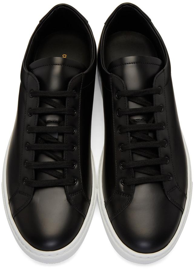 Common Projects Original Achilles Low Black Leather Men's Sneaker W ...