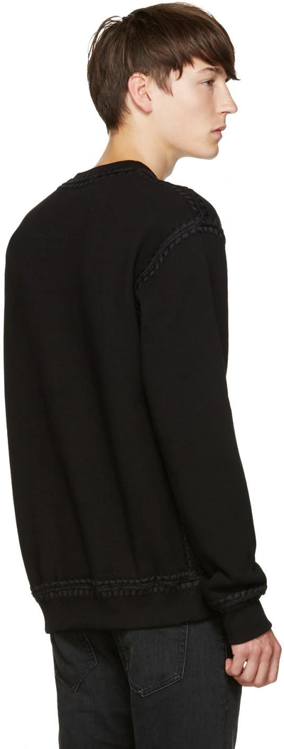 Shop Dolce & Gabbana Black Horseshoe Sweatshirt