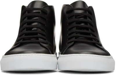 Shop Common Projects Black New Court Mid-top Sneakers