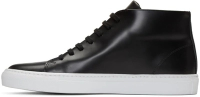 Shop Common Projects Black New Court Mid-top Sneakers