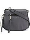 Marc Jacobs Recruit Nomad Pebbled Leather Crossbody Bag - Grey In Shadow Grey