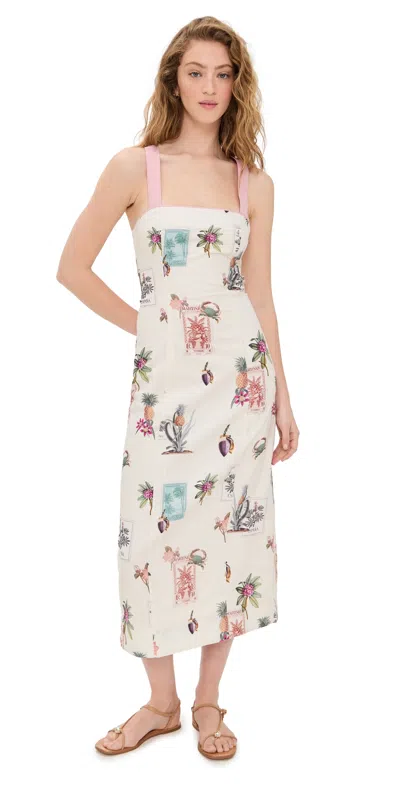 Kivari Lyra Tie Back Midi Dress In Lyra